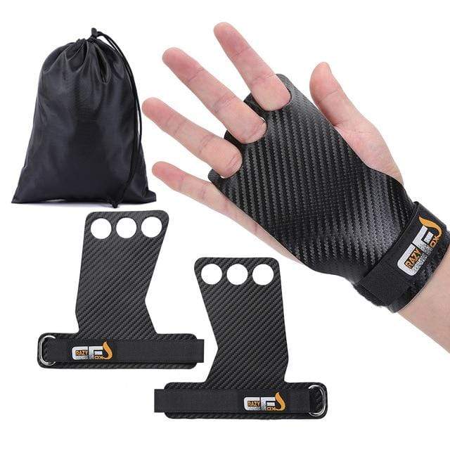 Carbon Gymnastics Hand Grips Weightlifting Workout Gym Gloves Palm Protection for Kettlebell Pull-ups Gymnastic Crossfit Grip AExp