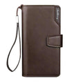 Card holder Leather Wallet men Long Design Quality passport cover Fashion Casual Mens Purse Zipper Multi-function coin purse 7X-7X2 Brown-JadeMoghul Inc.