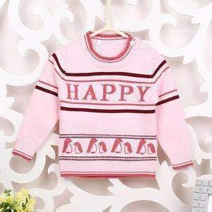 Cardigan 2016 Child Baby Boy Sweater Kids Print Geometric Casaco Children's Clothing Girl Big Influx Casual Pullovers Blouse-Pink-24M-JadeMoghul Inc.