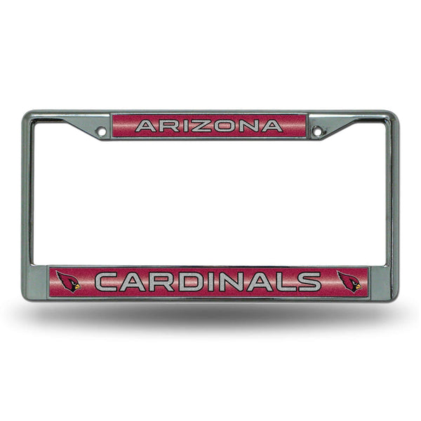 Best License Plate Frame Cardinals Arizona Bling Chrome Frame