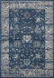 Carpets Bedroom Carpet 31" x 50" x 0.5" Midnight Blue Polypropylene Accent Rug 2029 HomeRoots