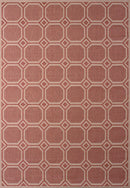 Carpets Best Carpet - 63" x 90" Terracotta Polypropylene/Olefin Accent Rug HomeRoots