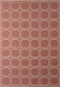 Carpets Best Carpet - 63" x 90" Terracotta Polypropylene/Olefin Accent Rug HomeRoots