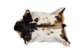 Carpets Carpet - 2" x 3" Tricolor And White Calfskin - Area Rug HomeRoots