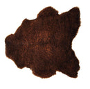 Carpets Carpet - 24" x 36" Chocolate Calfskin - Area Rug HomeRoots