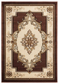 Carpets Carpet Deals - 31" x 88" x 0.53" Chocolate Olefin/Polypropylene Mat Rug HomeRoots