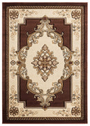 Carpets Carpet Deals - 31" x 88" x 0.53" Chocolate Olefin/Polypropylene Mat Rug HomeRoots