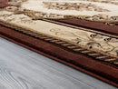 Carpets Carpet Deals - 94" x 126" x 0.53" Chocolate Olefin/Polypropylene Area Rug HomeRoots