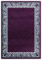 Carpets Carpet Deals 94" x 126" x 0.53" Plum Olefin/Polypropylene Area Rug 7386 HomeRoots