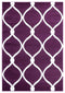 Carpets Carpet Deals 94" x 126" x 0.53" Plum Olefin/Polypropylene Area Rug 7494 HomeRoots