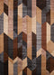 Carpets Carpet Depot - 22" x 32" x 0.47" Brown Polypropylene Accent Rug HomeRoots