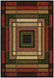 Carpets Carpet Depot 22" x 32" x 0.47" Terracotta Polypropylene Accent Rug 8486 HomeRoots