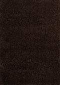 Carpets Carpet Depot - 31" x 47" x 1.6" Dark Chocolate Polyester Accent Rug HomeRoots