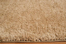 Carpets Carpet Depot - 31" x 47" x 1.6" Light Beige Polyester Accent Rug HomeRoots