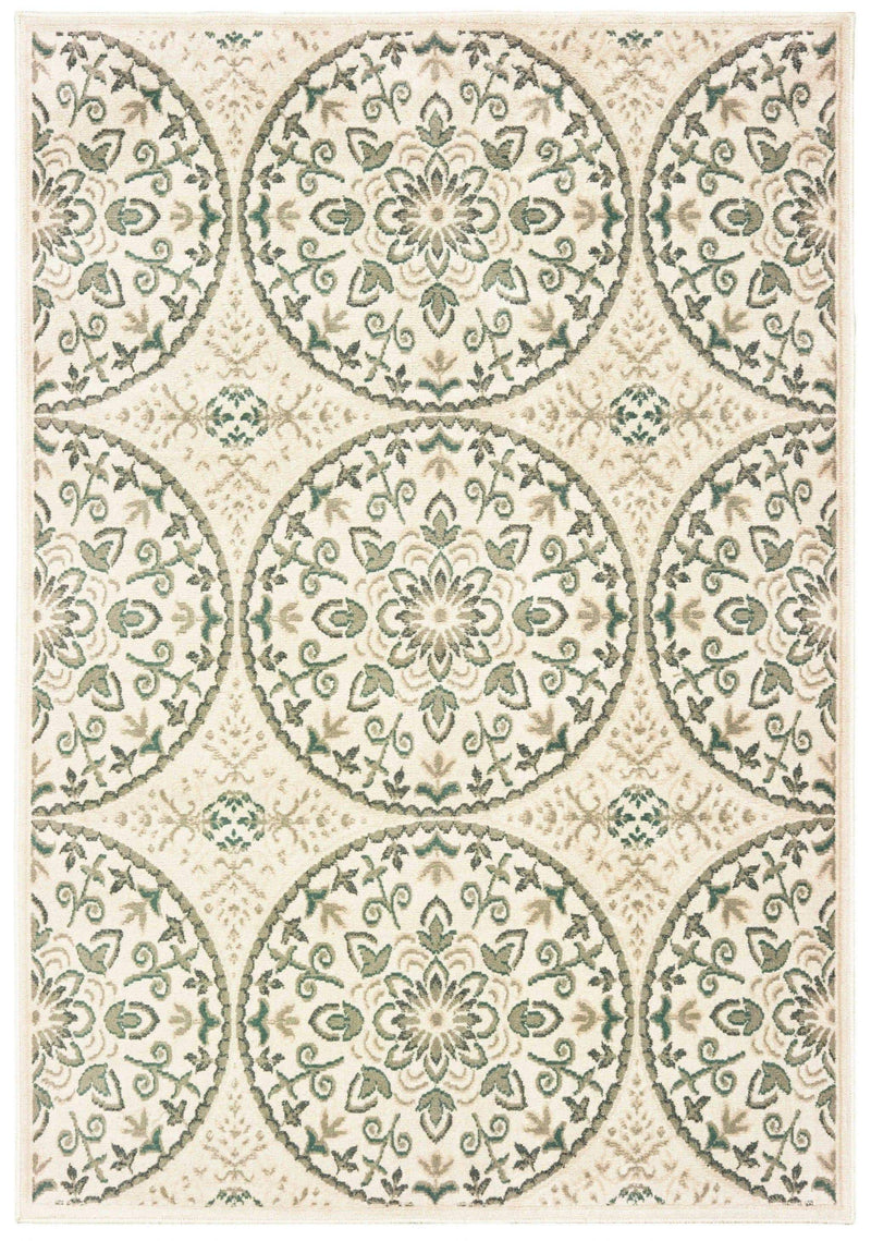 Carpets Carpet Mart 22" x 36" x 0.31" Canvas Polypropylene Accent Rug 9870 HomeRoots