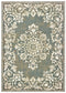 Carpets Carpet Mart 22" x 36" x 0.31" Charcoal Polypropylene Accent Rug 9820 HomeRoots