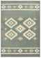 Carpets Carpet Mart 22" x 36" x 0.31" Charcoal Polypropylene Accent Rug 9845 HomeRoots