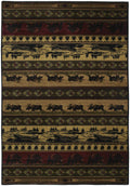 Carpets Carpet Mart 22" x 36" x 0.45" Lodge Polypropylene Accent Rug 9780 HomeRoots