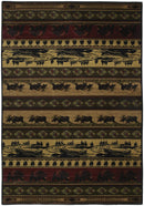 Carpets Carpet Mart 22" x 36" x 0.45" Lodge Polypropylene Accent Rug 9780 HomeRoots