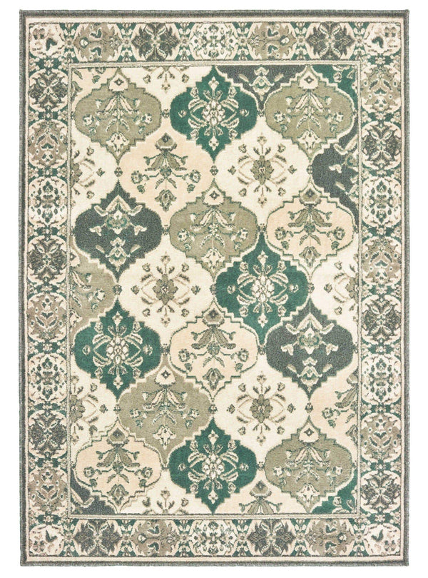 Carpets Carpet Mart - 47" x 63" x 0.31" Multi Polypropylene Accent Rug HomeRoots