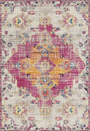 Carpets Carpet Outlet - 118" x 158" x 0.35" Magenta Olefin/Frieze Rug HomeRoots