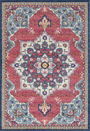 Carpets Carpet Outlet 118" x 158" x 0.35" Midnight Blue Olefin/Frieze Rug 6442 HomeRoots