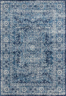 Carpets Carpet Outlet 118" x 158" x 0.35" Midnight Blue Olefin/Frieze Rug 6477 HomeRoots