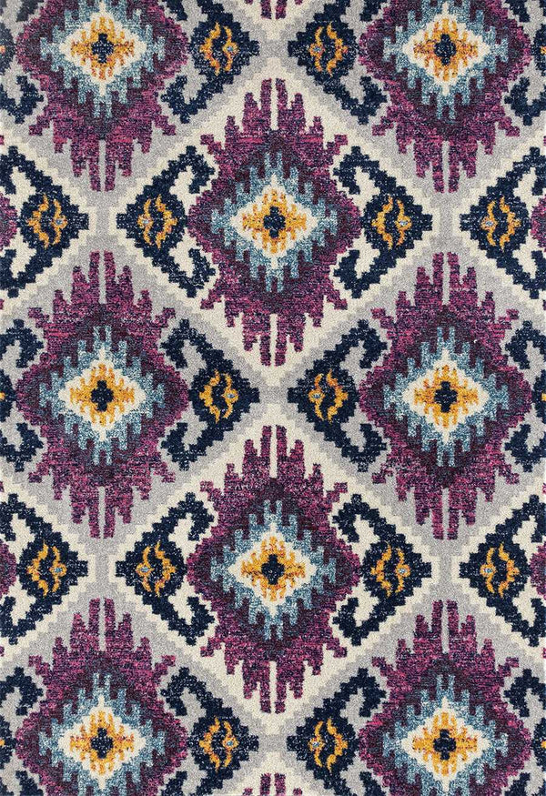 Carpets Carpet Outlet - 118" x 158" x 0.35" Plum Olefin/Frieze Rug HomeRoots