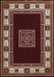 Carpets Carpet Outlet - 31" x 47" x 0.39" Ruby Polyester Mat Rug HomeRoots