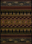 Carpets Carpet Outlet 6 x 86" x 0.4" Lodge Polypropylene Area Rug 6595 HomeRoots