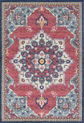 Carpets Carpet Outlet 63" x 86" x 0.35" Midnight Blue Olefin/Frieze Area Rug 6439 HomeRoots