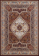 Carpets Carpet Outlet 63" x 86" x 0.39" Ruby Polyester Area Rug 6703 HomeRoots