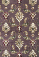 Carpets Carpet Outlet - 7'7" x 10'10" Polypropylene Plum Area Rug HomeRoots