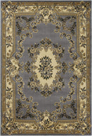 Carpets Cheap Carpet - 2'3" x 3'3" Polypropylene Slate Blue Area Rug HomeRoots