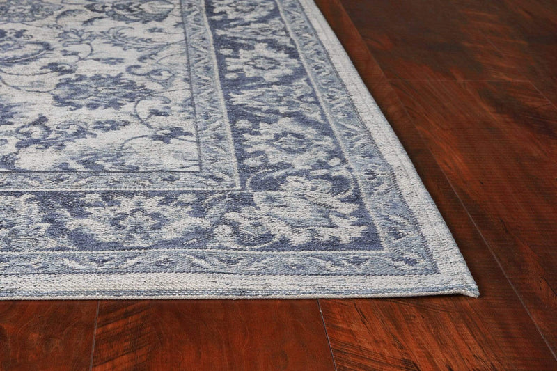 Carpets Cheap Carpet - 20" x 31" Polyester Slate Blue Area Rug HomeRoots