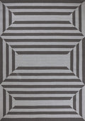 Carpets Cheap Carpet - 21" x 34" UV-treated Polypropylene Charcoal Area Rug HomeRoots