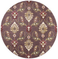 Carpets Cheap Carpet - 7'7" Octagon Polypropylene Plum Area Rug HomeRoots