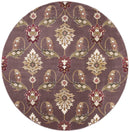 Carpets Cheap Carpet - 7'7" Octagon Polypropylene Plum Area Rug HomeRoots