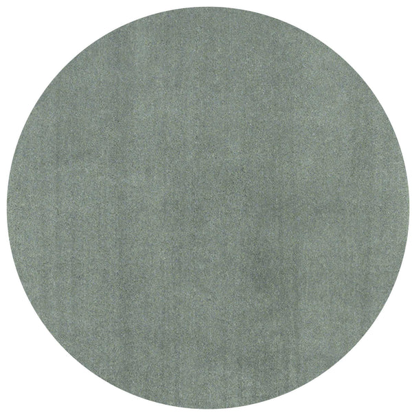 Indoor Outdoor Carpet - 8' Round Polyester Slate Area Rug