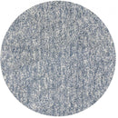 Carpets Indoor Outdoor Carpet - 8' Round Polyester Slate Heather Area Rug HomeRoots