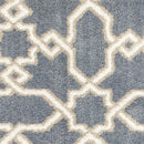 Carpets Living Room Carpet - 3'3" x 5'3" Microfiber Slate Blue Area Rug HomeRoots