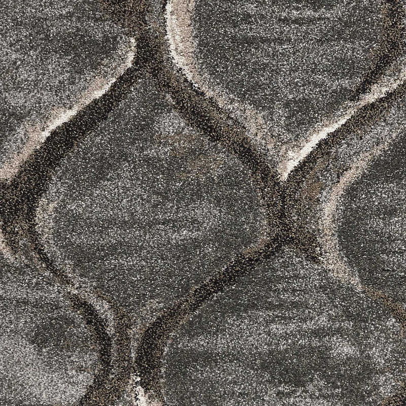 Carpets Living Room Carpet - 3'3"X 5'3" Polypropylene Charcoal Area Rug HomeRoots