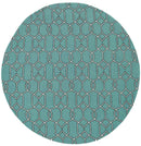 Carpets Living Room Carpet - 7' Round UV-treated Polypropylene Spa Area Rug HomeRoots