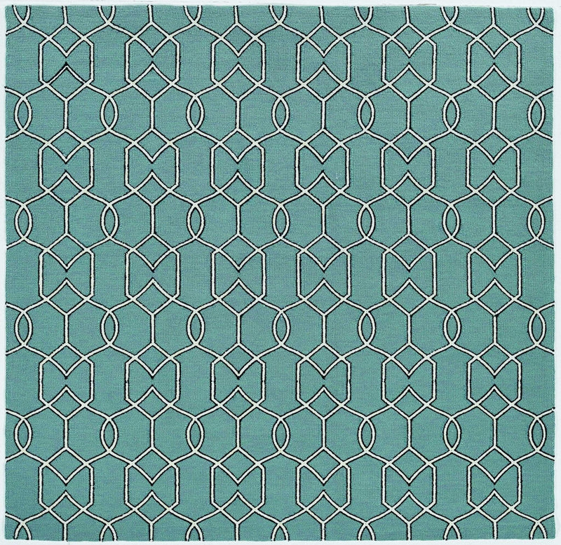 Carpets Living Room Carpet - 7' Square UV-treated Polypropylene Spa Area Rug HomeRoots