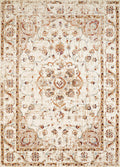 Carpets Modern Carpet 150" x 180" x 0.39" Linen Olefin Rug 7122 HomeRoots