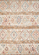 Carpets Modern Carpet - 63" x 86" x 0.39" Multi Olefin Area Rug HomeRoots