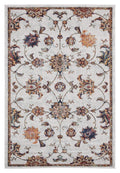 Carpets Modern Carpet 63" x 86" x 0.4" Cream Olefin Area Rug 7002 HomeRoots