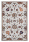 Carpets Modern Carpet 63" x 86" x 0.4" Cream Olefin Area Rug 7002 HomeRoots