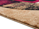 Carpets New Carpet - 22" x 32" x 0.5 Burgundy Olefin/Polypropylene Mat Rug HomeRoots