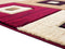 Carpets New Carpet - 63" x 90" x 0.5 Burgundy Olefin/Polypropylene Area Rug HomeRoots